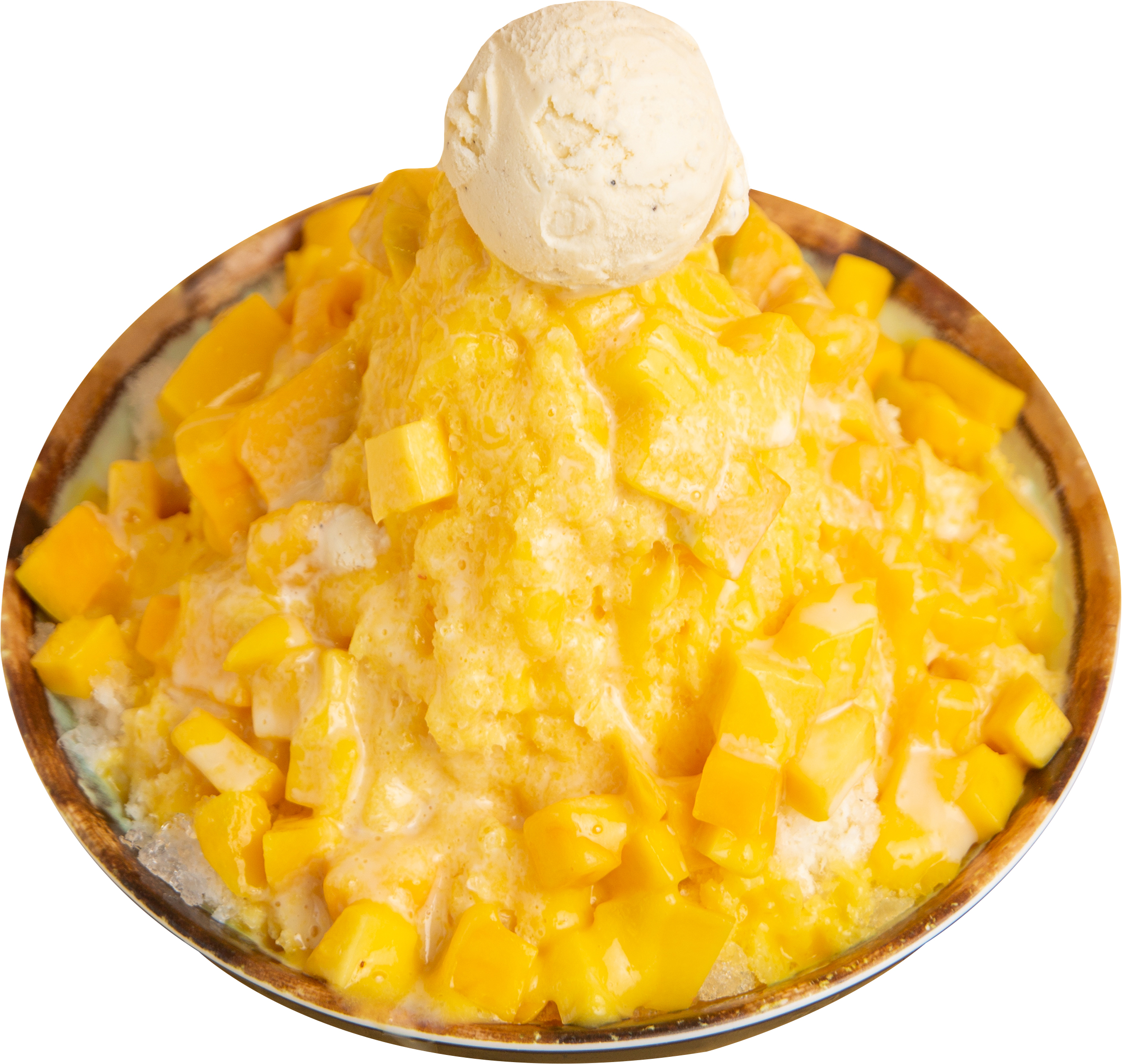 Mango Milk Shaved Ice - Mango, Ice Cream