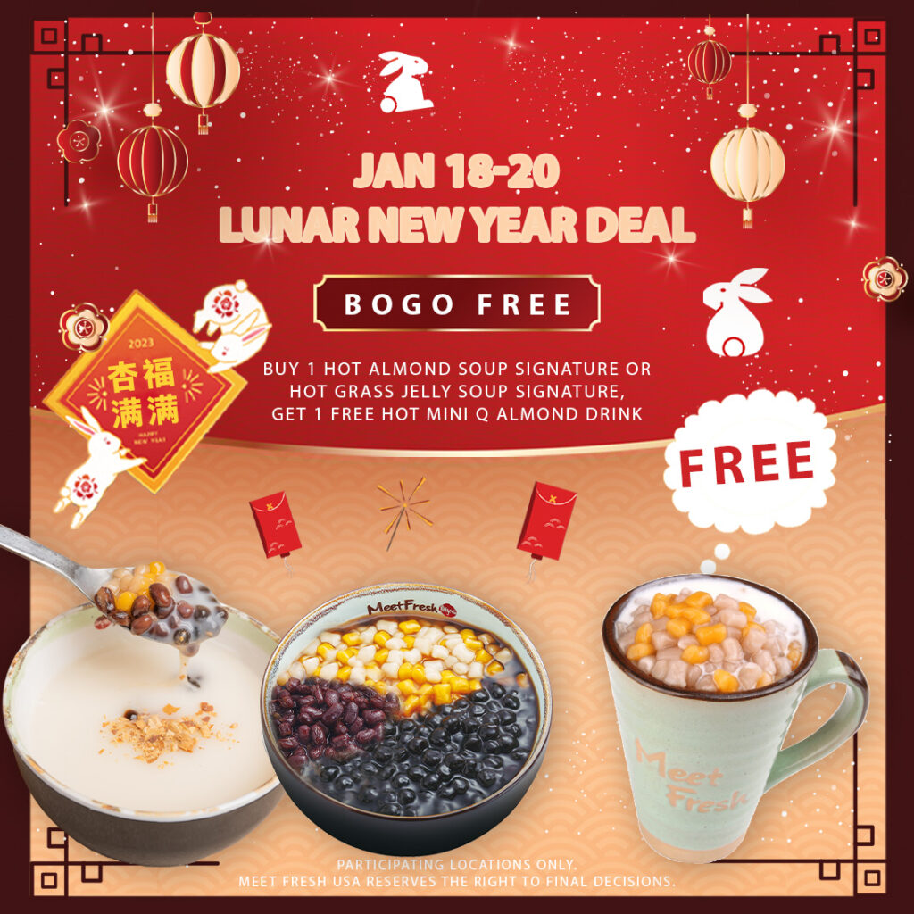 Lunar New Year Promotion 01/18-01/20