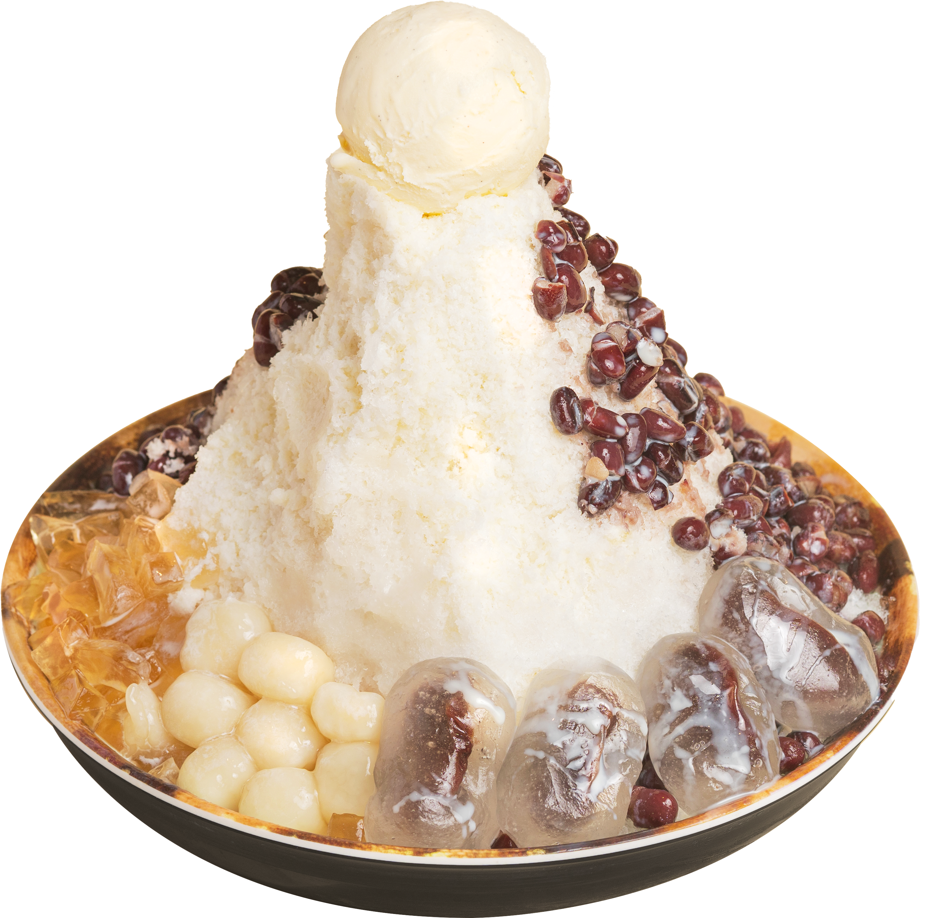 Crystal Mochi Milk Shaved Ice