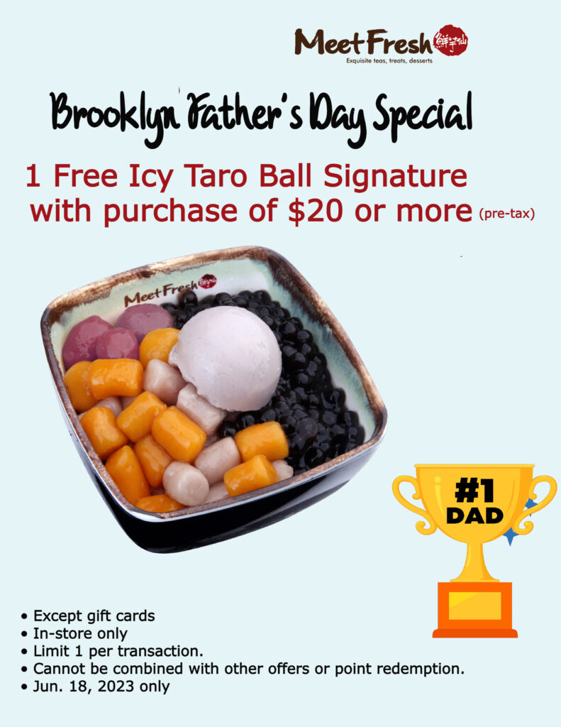 Brooklyn Father's Day Special Promo